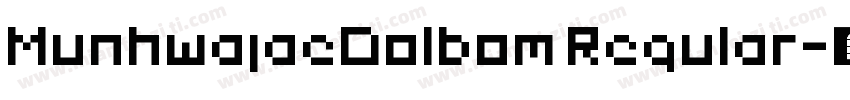 MunhwajaeDolbom Regular字体转换